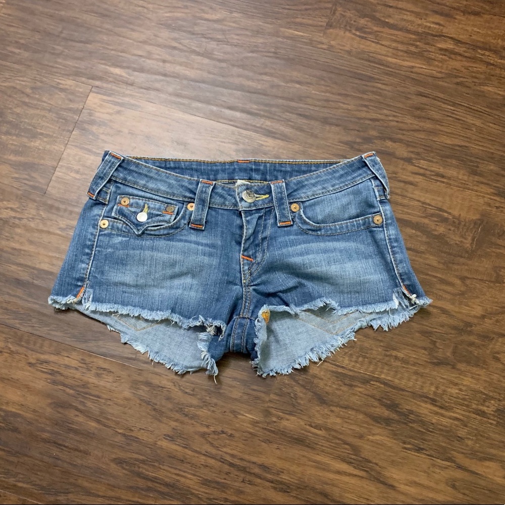True Religion cut off shorts